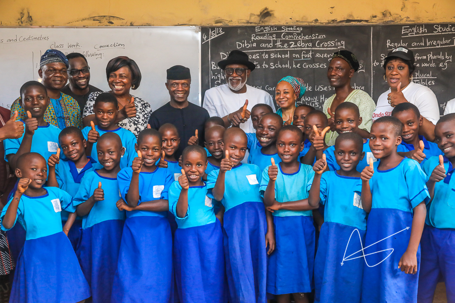 5. VP visits Alagbaka State Primary School, Akure, Ondo by NOVO ISIORO5